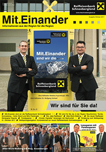 Mit.einander Raiffeisenbank Schneebergland Kundenzeitung