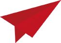 Papierflieger_rot Roter Papierflieger